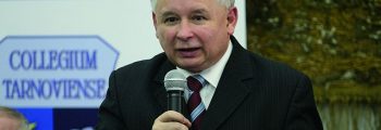 Premier Jarosław Kaczyński w murach PWSZ